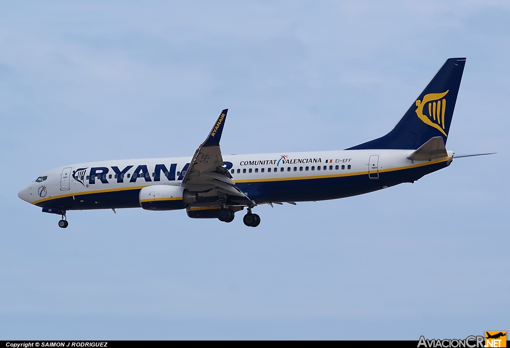 EI-EFF - Boeing 737-8AS - Ryanair