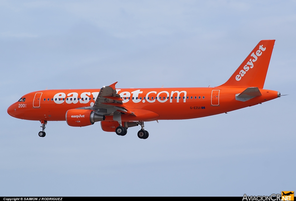 G-EZUI - Airbus A320-214 - EasyJet Airline