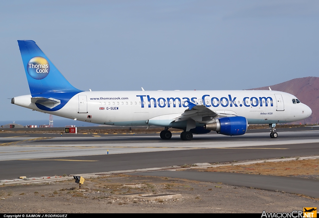 G-SUEW - Airbus A320-214 - Thomas Cook Airlines