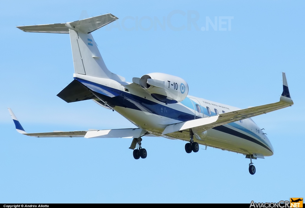 T-10 - Learjet 60 - Fuerza Aerea Argentina