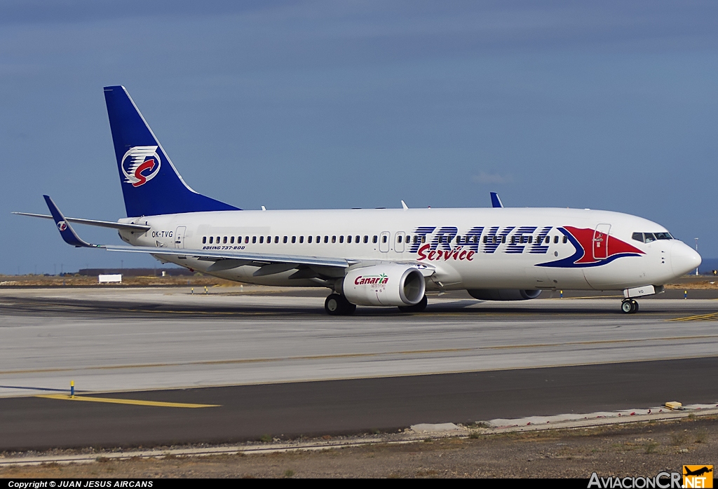 OK-TVG - Boeing 737-8Q8 - Travel Service