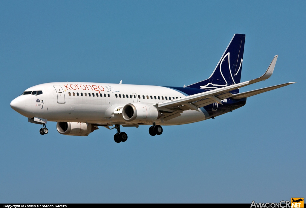 OO-LTM - Boeing 737-3M8 - Korongo Airlines