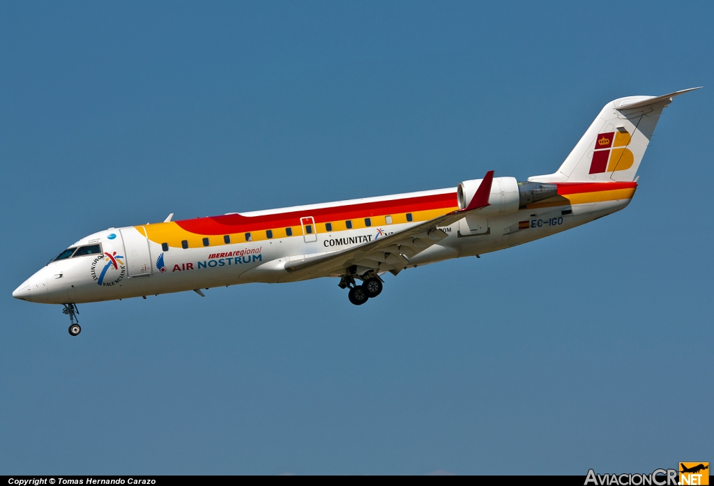 EC-IGO - Bombardier CRJ-200ER - Iberia Regional (Air Nostrum)