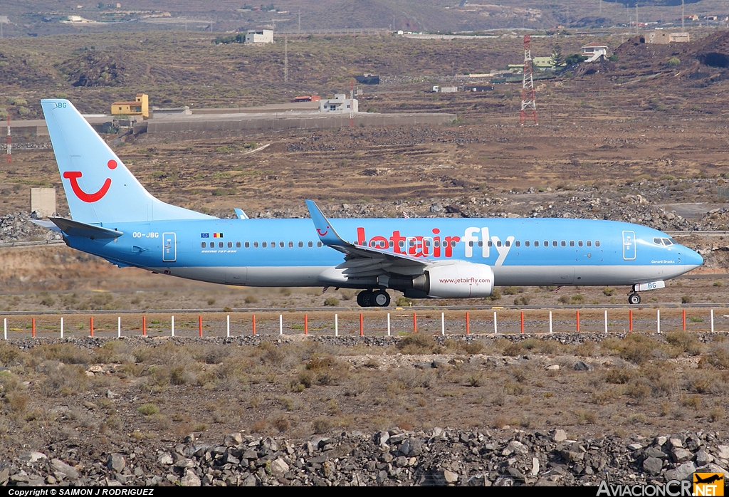 OO-JBG - Boeing 737-8K5 - Jetairfly