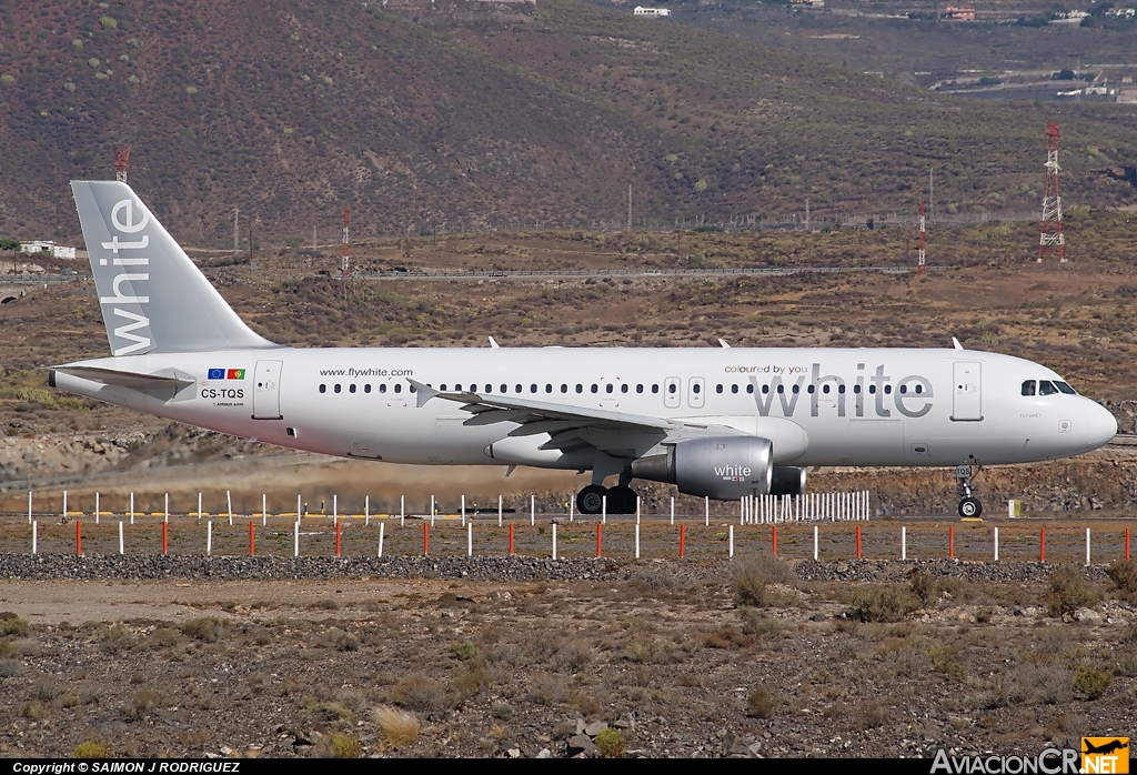 CS-TQS - Airbus A320-211 - White