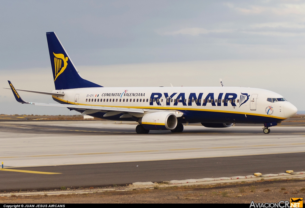 EI-DYI - Boeing 737-8AS - Ryanair