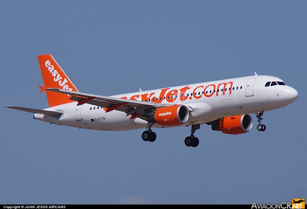 G-EZTN - Airbus A320-214 - EasyJet Airline