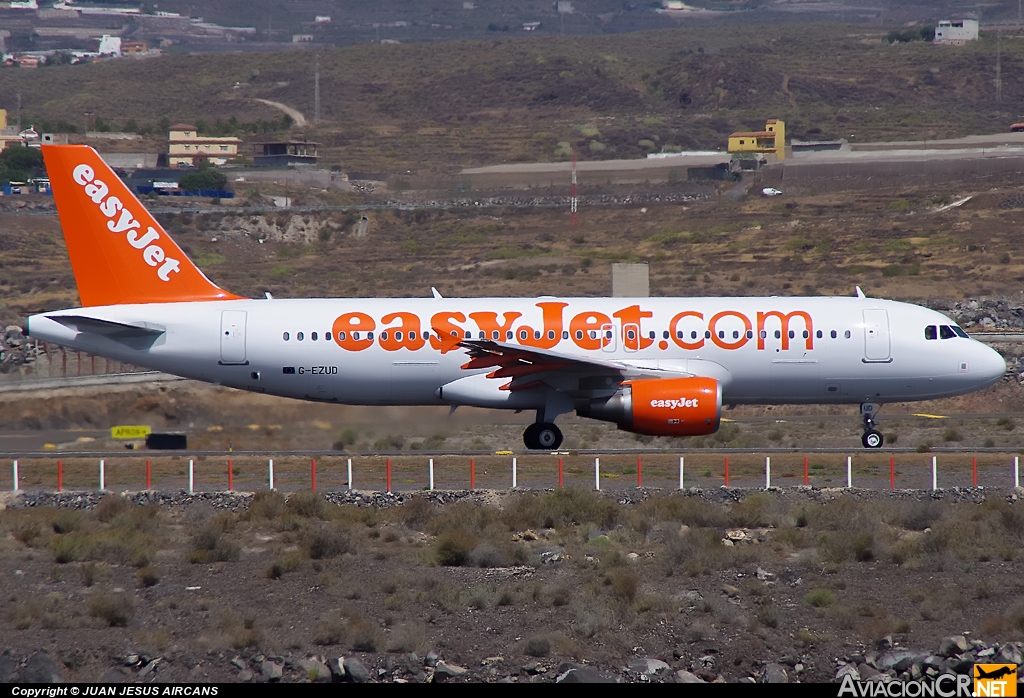 G-EZUD - Airbus A320-214 - EasyJet Airline