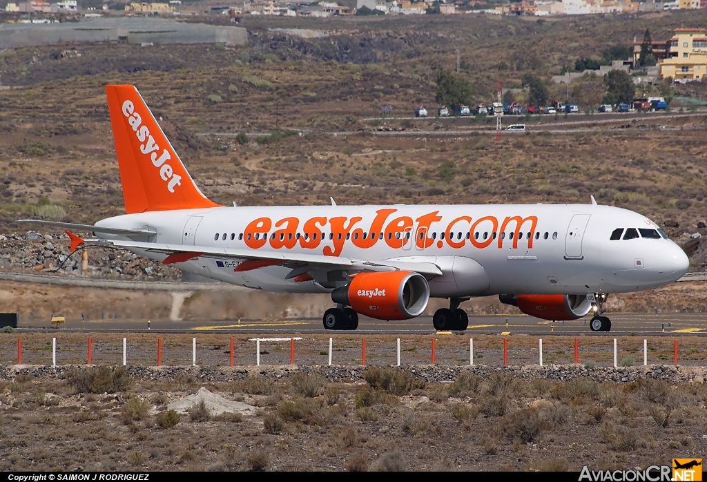 G-EZUD - Airbus A320-214 - EasyJet Airline