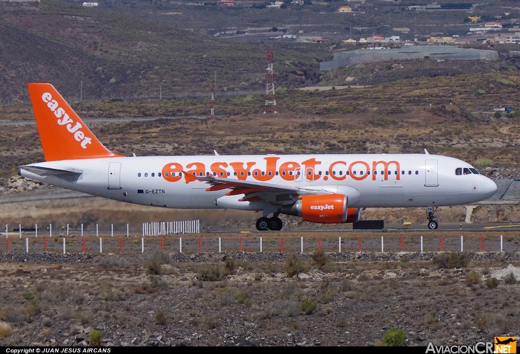 G-EZTN - Airbus A320-214 - EasyJet Airline