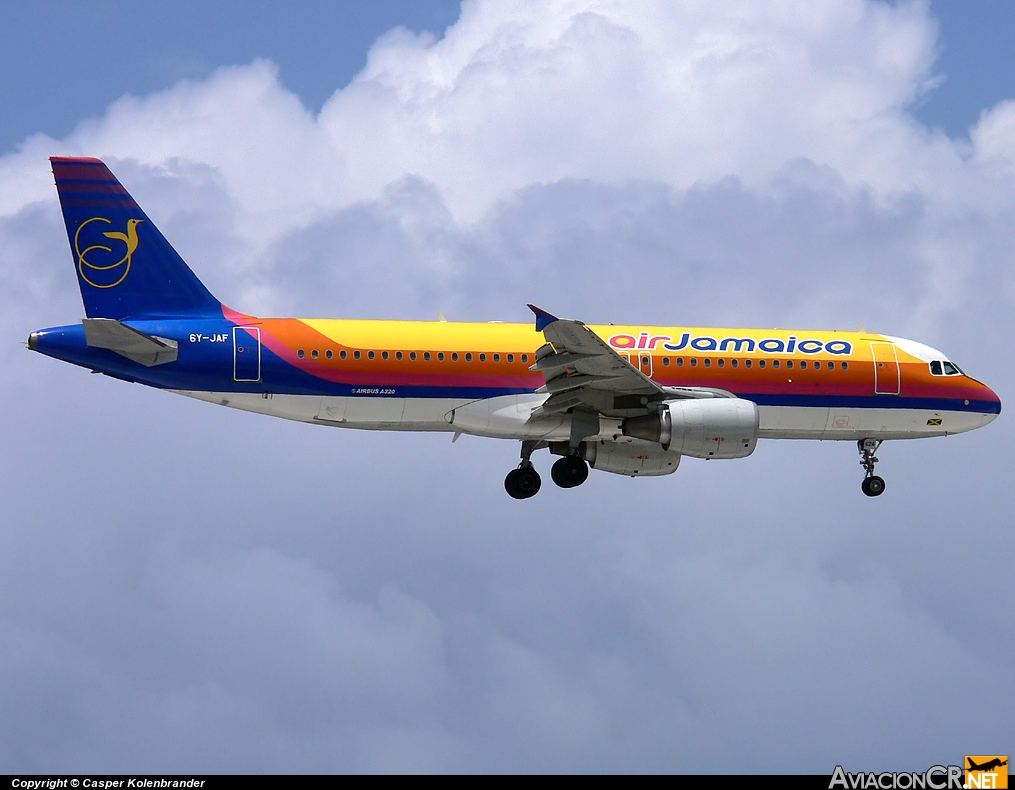 6Y-JAF - Airbus A320-214 - Air Jamaica