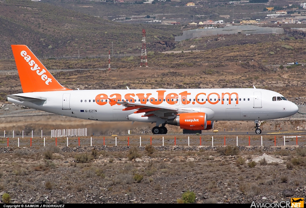 G-EZTN - Airbus A320-214 - EasyJet Airline