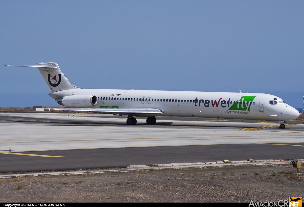 YR-HBE - McDonnell Douglas MD-83 (DC-9-83) - Trawell Fly