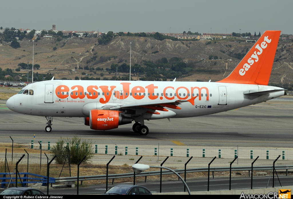 G-EZIC - Airbus A319-111 - EasyJet Airlines