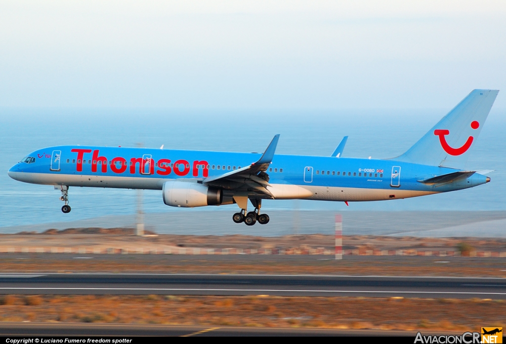 G-OOBD - Boeing	757-28A - Thomsonfly