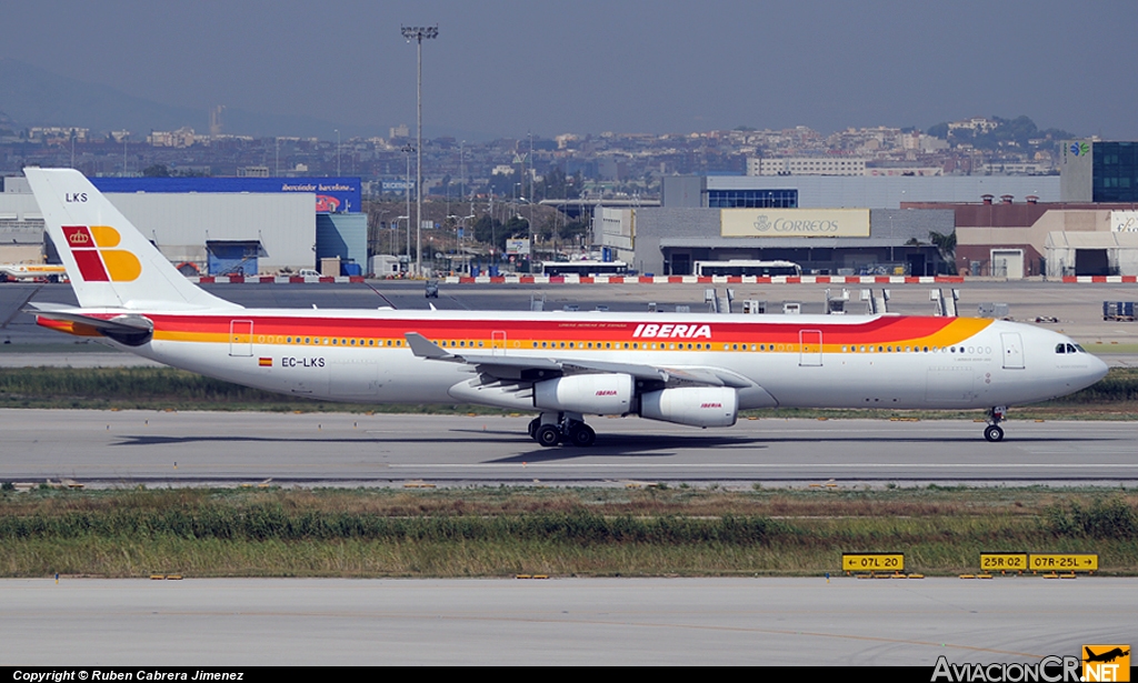 EC-LKS - Airbus A340-313X - Iberia