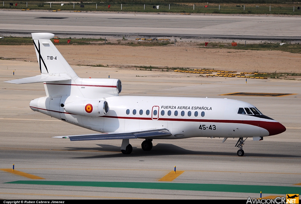 T.18-4 - Dassault Falcon 900B - Ejército del Aire Español