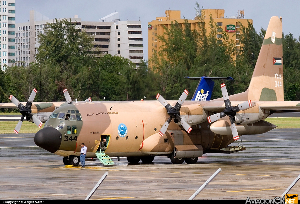 344 - Lockheed C-130H Hercules - Jordan - Air Force