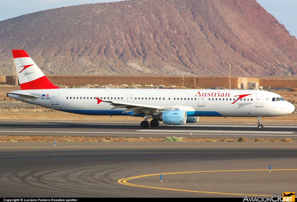 OE-LBE - Airbus A321-211 - Austrian Airlines