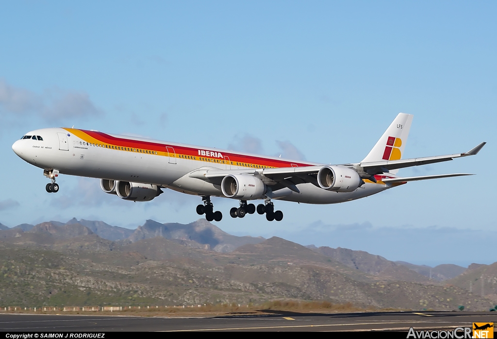 EC-LFS - Airbus A340-642 - Iberia