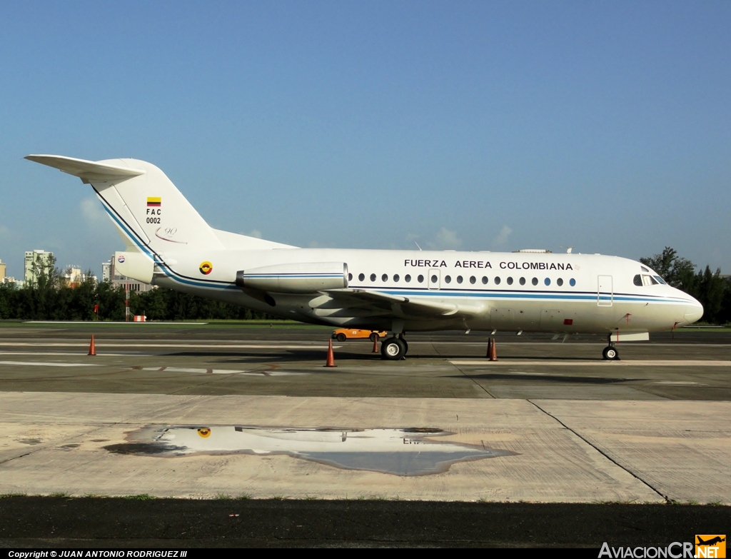 FAC-0002 - Fokker F-28-1000 Fellowship - Fuerza Aérea Colombiana