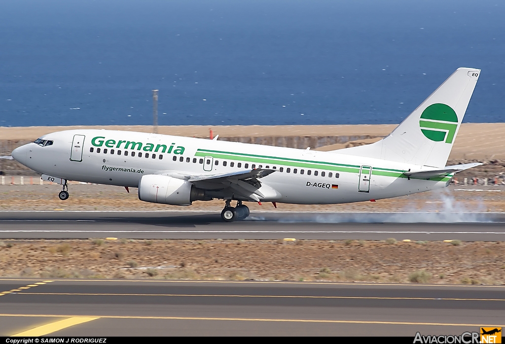 D-AGEQ - Boeing 737-75B - Germania