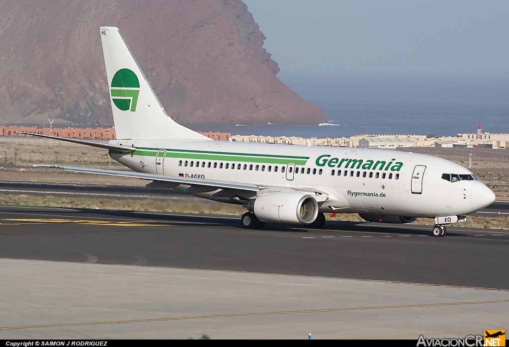 D-AGEQ - Boeing 737-75B - Germania