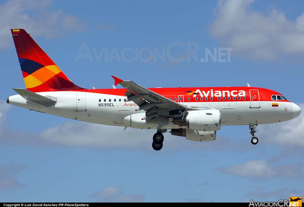 N595EL - Airbus A318-111 - Avianca
