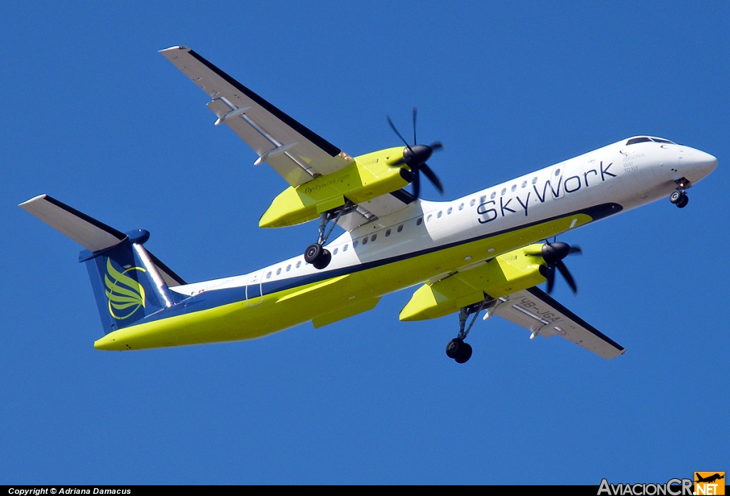 HB-JGA - Bombardier Dash 8-Q402 - Sky Work