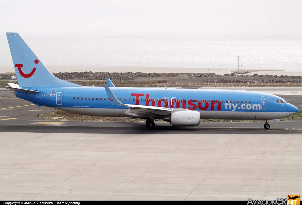 G-FDZA - Boeing	737-8K5 - Thomsonfly