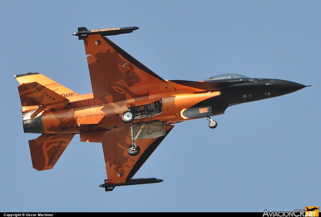 J-015 - General Dynamics F-16AM Fighting Falcon - Fuerza Aérea Holandesa