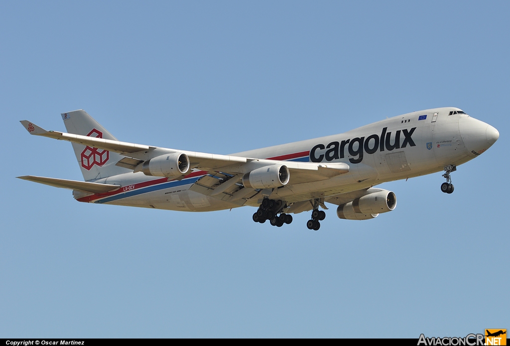 LX-DCV - Boeing 747-4B5(BCF) - Cargolux