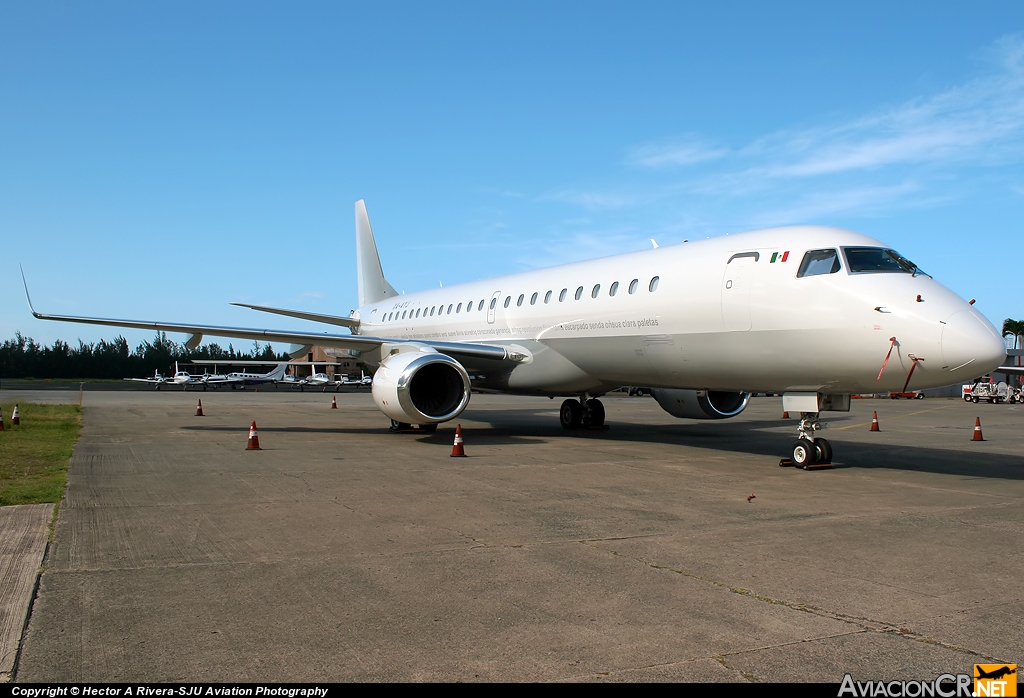 XA-AYJ - Embraer ERJ-190-100ECJ Lineage 1000 - Omniflys