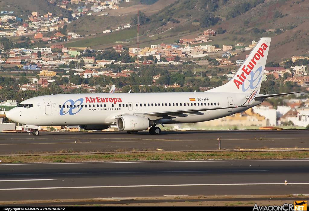 EC-JAP - Boeing 737-85P - Air Europa