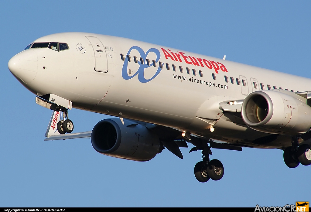 EC-JAP - Boeing 737-85P - Air Europa