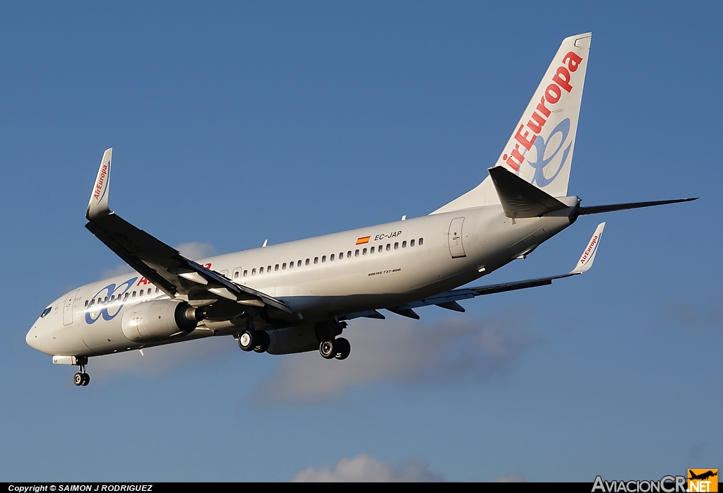 EC-JAP - Boeing 737-85P - Air Europa