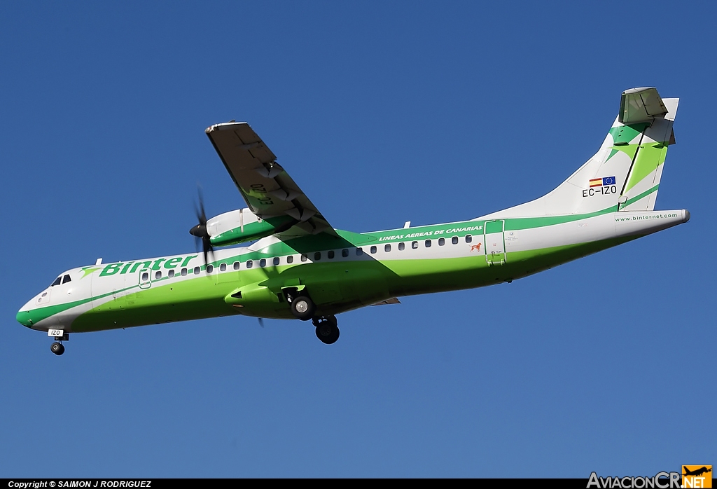 EC-IZO - ATR 72-212A - Binter Canarias