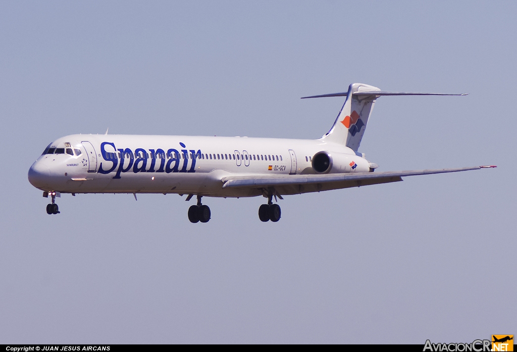 EC-GCV - McDonnell Douglas MD-82 - Spanair