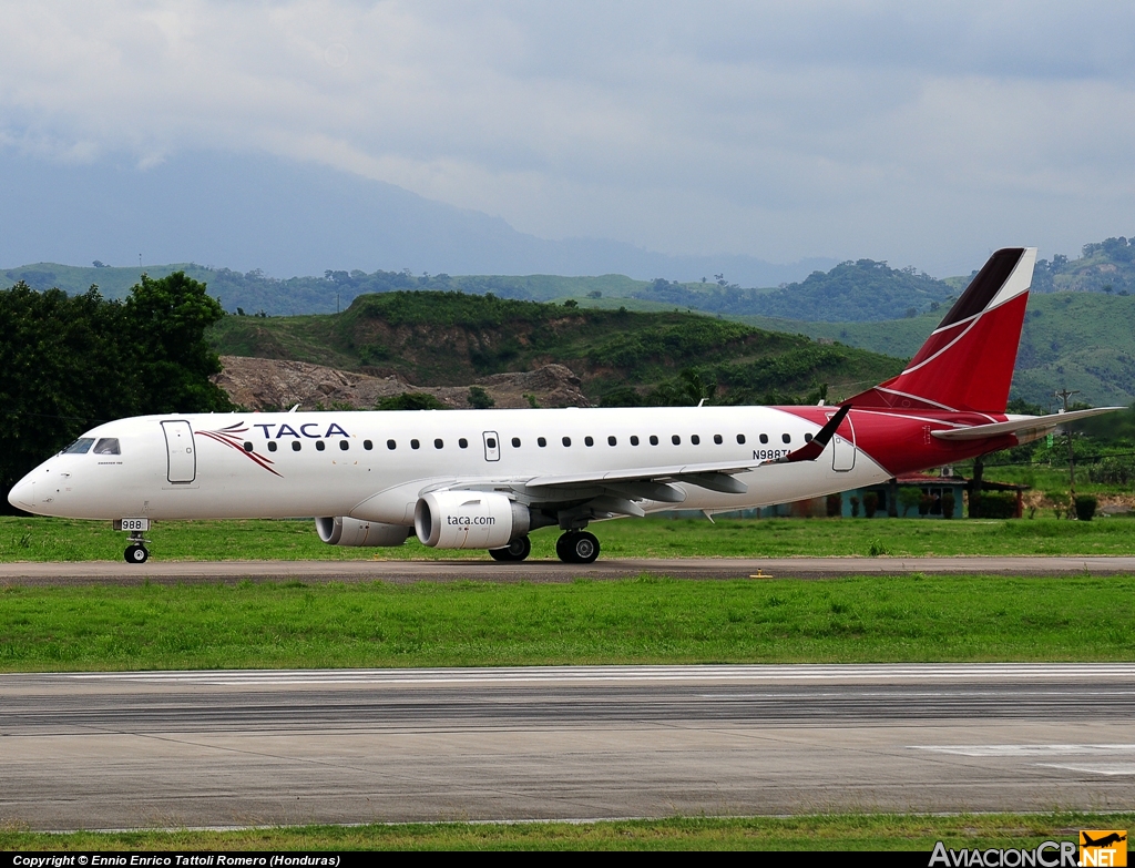 N988TA - Embraer 190-100IGW - TACA