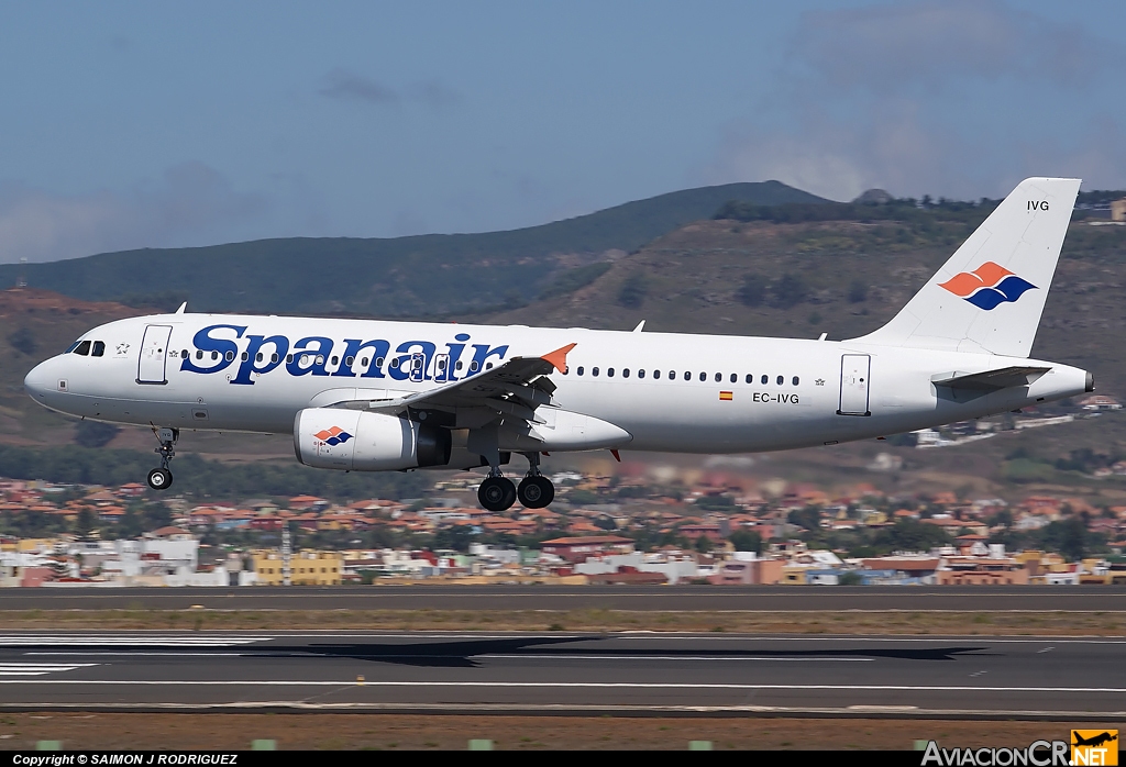 EC-IVG - Airbus A320-232 - Spanair