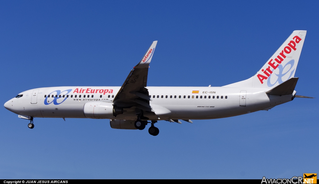 EC-ISN - Boeing 737-86Q - Air Europa