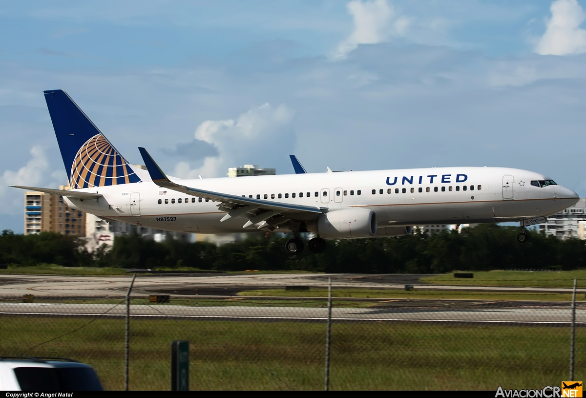 N87527 - Boeing 737-824 - Continental Airlines