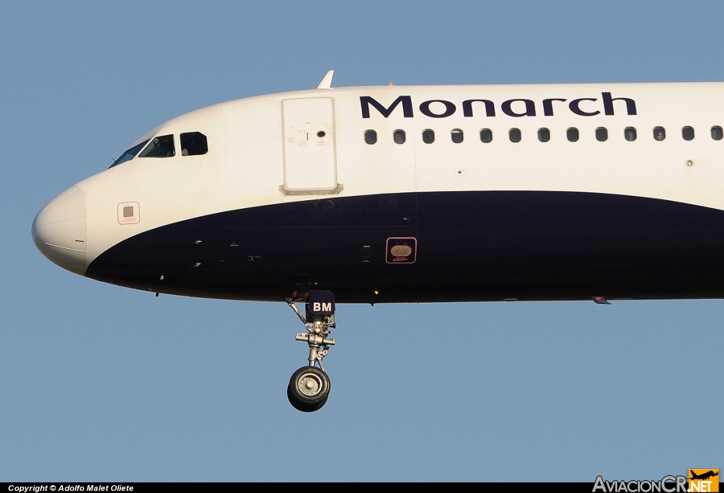 G-OZBM - Airbus A321-231 - Monarch Airlines