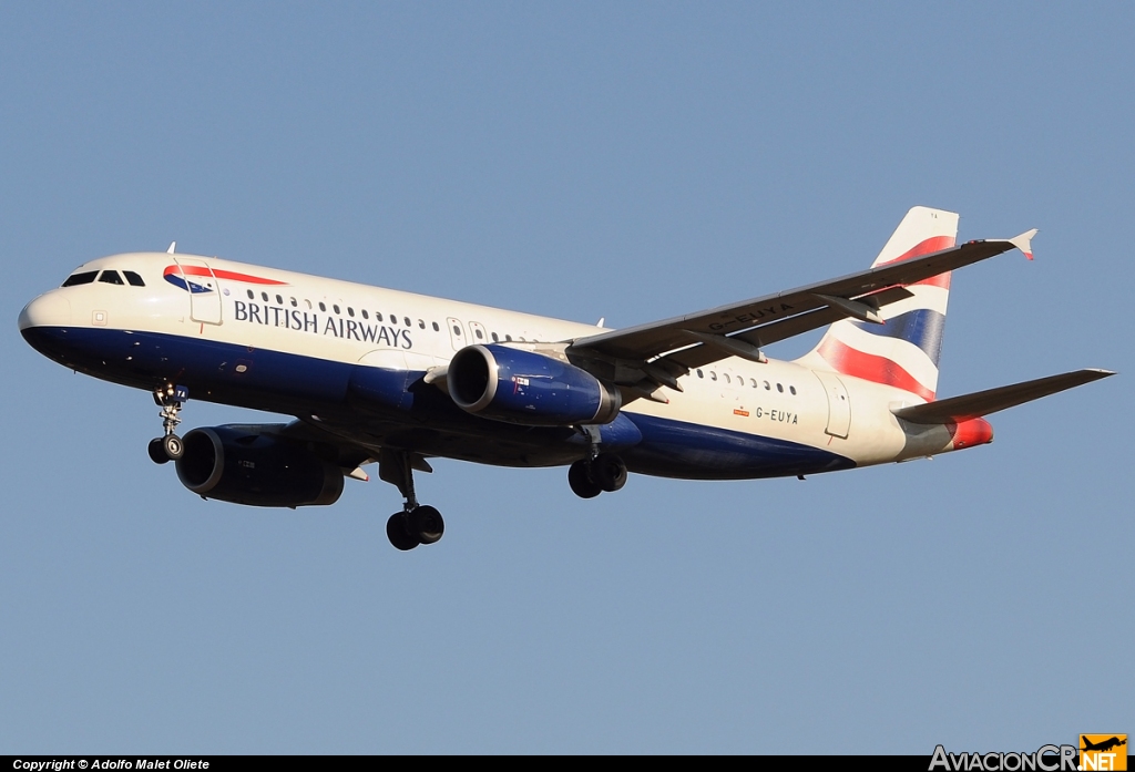 G-EUYA - Airbus A320-232 - British Airways