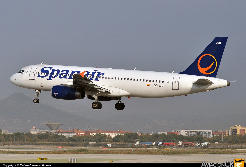 EC-JJD - Airbus A320-232 - Spanair