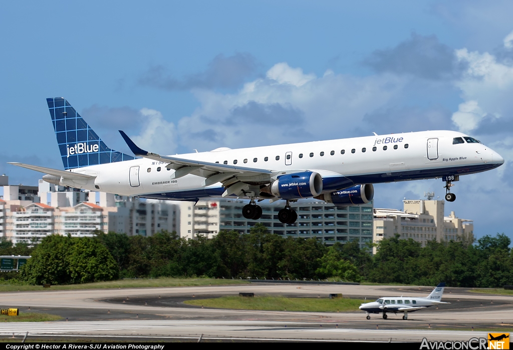 N198JB - Embraer 190-100IGW - Jet Blue