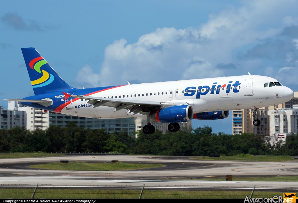 N607NK - Airbus A320-232 - Spirit Airlines