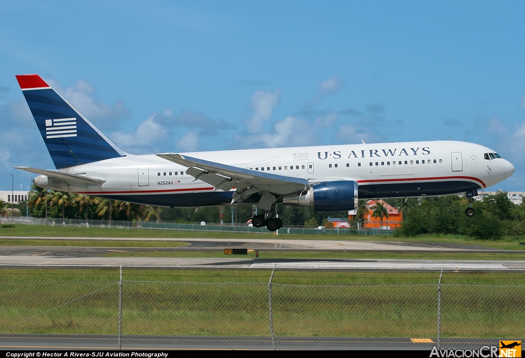 N252AU - Boeing 767-2B7/ER - US Airways