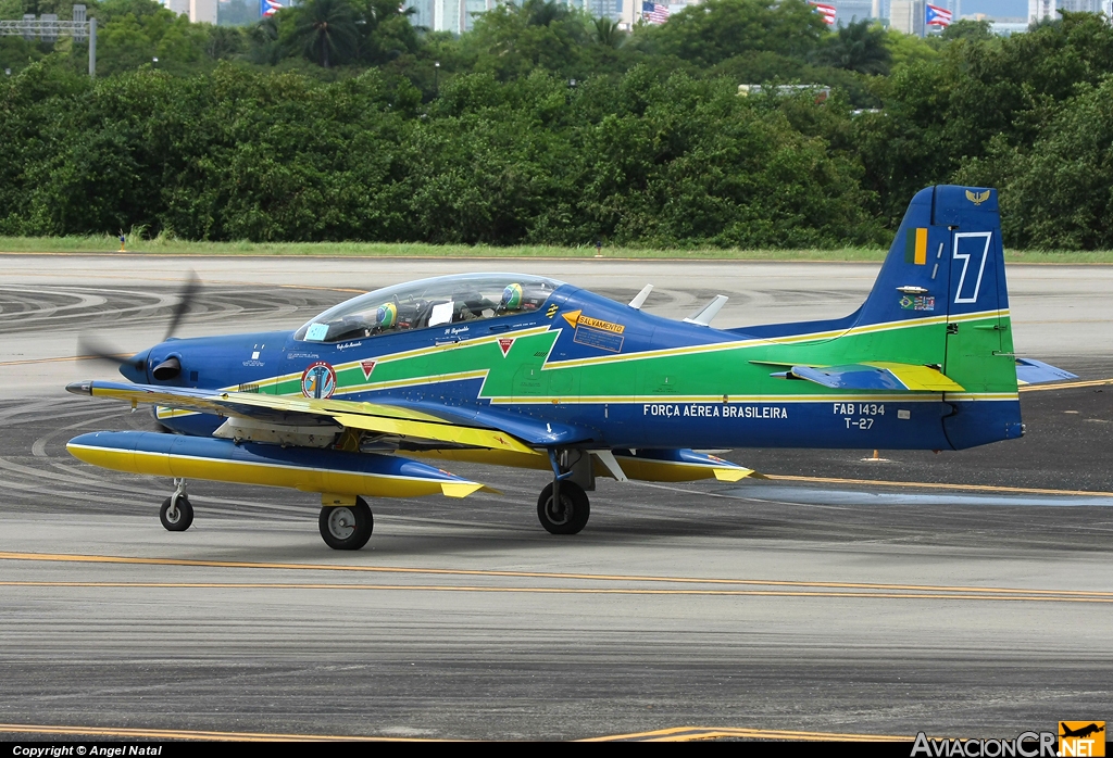 FAB1434 - Embraer T-27 Tucano - Fuerza Aérea Brasileña