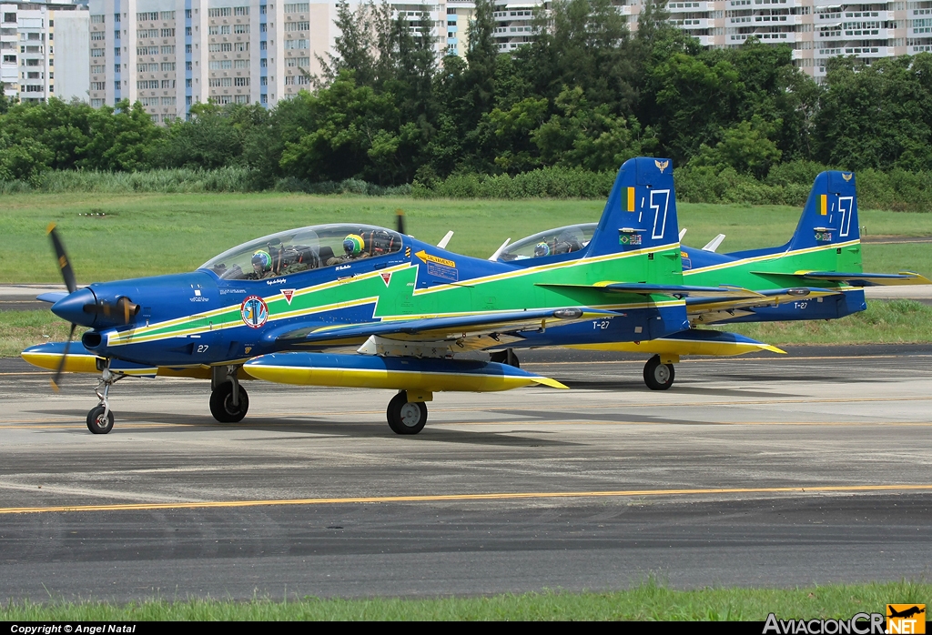 FAB1327 - Embraer T-27 Tucano - Fuerza Aérea Brasileña